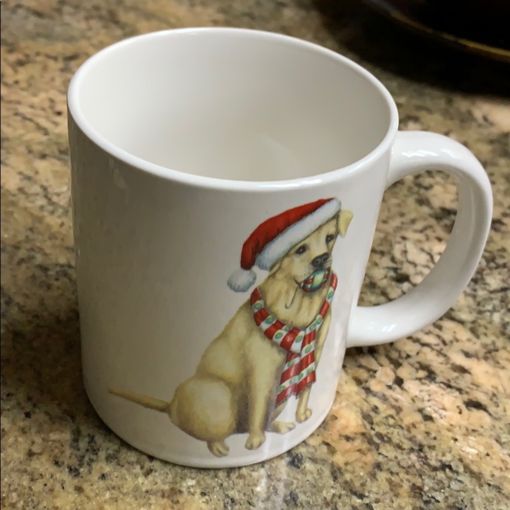 Christmas coffe mug 8 onz. With a Labrador picture